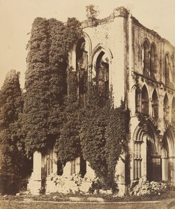Opactwo Rievaulx. Widok ogólny od południa, lata 50. XIX wieku