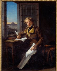 Portret kompozytora Victora Rifusa (1798-1838) Obraz Josepha Courta (1797-1865) 1822 Nd. 0,46x0,37 m Rouen, musee des Beaux Arts autorstwa Joseph Desire Court