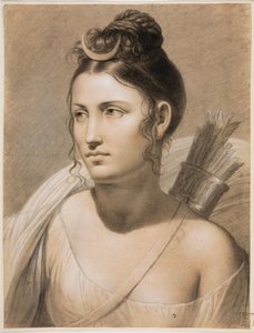 Diana (lápis de cera sobre papel) polonês autorstwa Joseph Ducq