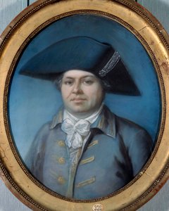 Portret Georges Cadoudal (1771-1804) Jest jednym z najsłynniejszych chouanów. Obraz Josepha Ducreux (1735-1802). 18 wiek. Orlean, Muzeum Sztuk Pięknych