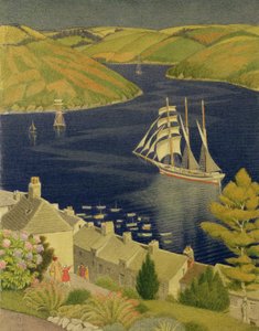 Port w Kornwalii, 1930