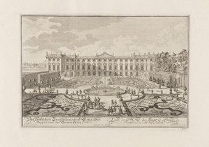 Palais Trautson w Wiedniu, 1719. autorstwa Joseph Emanuel Fischer von Erlach