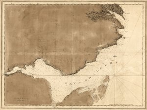 The Atlantic Neptune, opublikowany na użytek Królewskiej Marynarki Wojennej Wielkiej Brytanii,