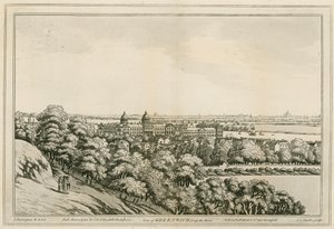 Widok na Greenwich, Londyn i w górę Tamizy autorstwa Joseph Farington
