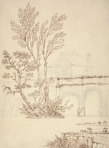 Most Caversham, Reading autorstwa Joseph Farington