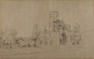 Opactwo Kirkstall autorstwa Joseph Farington