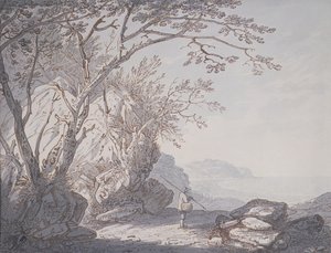 Widok w pobliżu Hastings, Sussex autorstwa Joseph Farington