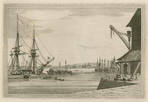 Widok na Greenwich z Deptford Yard