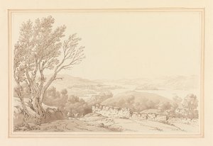 Widok na Windermere z góry Barig autorstwa Joseph Farington