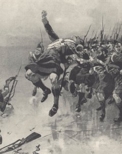 Szkoci żołnierze (lito) autorstwa Joseph Finnemore