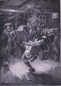 Strzelił nowemu kapitanowi w głowę (lito) autorstwa Joseph Finnemore