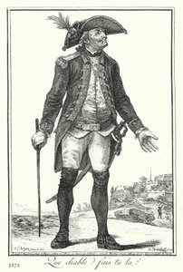 Co ty tam do diabła robisz? (rytownictwo) autorstwa Joseph Franz von (after) Goez
