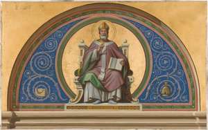 Szkic kościoła Saint-Ambroise: Saint-Ambroise, ok. 1866 (olej na płótnie) autorstwa Joseph Frederick Charles Soulacroix