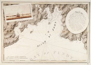 Rzeka St. John autorstwa Joseph Frederick Wallet DesBarres