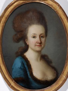 Portret Euphrosine Katharina von Bock, ur. von Stackelberg 1752-1821, 1780 autorstwa Joseph Friedrich August Darbes