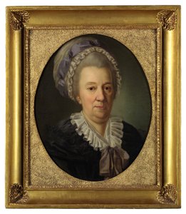 Portret księżniczki Jekateryny Iwanowny Czerkasowej 1727-1797, z domu Hedvig Elisabeth von Biron, 1781 autorstwa Joseph Friedrich August Darbes