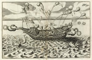 Ilustracja z Naval Architecture von J. Furttenbach autorstwa Joseph Furttenbach