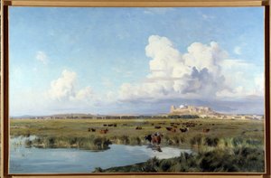 Pejzaż Camargue (olej na płótnie) autorstwa Joseph Garibaldi