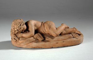Maquette dla Margaret Gott jako niemowlęcia w lesie