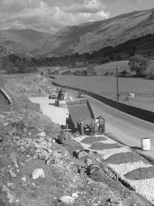 Budowa dróg w pobliżu Thirlmere autorstwa Joseph Hardman