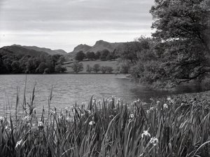 Widok na Loughrigg Tarn autorstwa Joseph Hardman