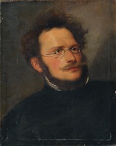 Malarz Heinrich Schwemminger autorstwa Joseph Hasslwander