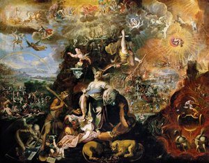 Barok : Alegoria (Apokalipsa) par Heintza, Józefa Młodszego (ok. 1600-po 1674)