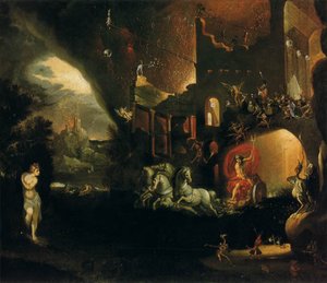 Włoski: Pluto giunge dal Tartaro
niemiecki: Hades