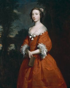 Panna Hamilton, c.1735-45 autorstwa Joseph Highmore