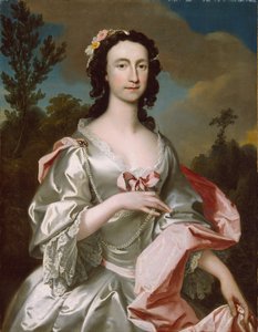 Pani Freeman Kwiat, 1747. autorstwa Joseph Highmore