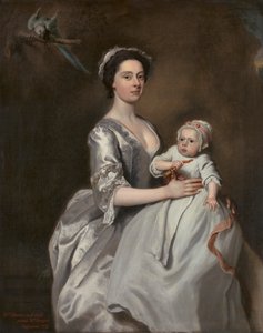 Pani Sharpe i jej dziecko autorstwa Joseph Highmore