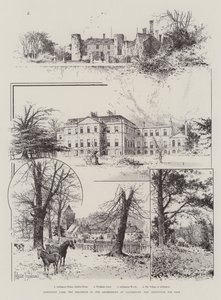 Addington Park, rezydencja arcybiskupów Canterbury, teraz ogłoszona na sprzedaż autorstwa Joseph Holland Tringham