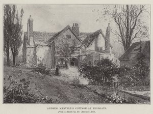 Domek Andrew Marvella w Highgate autorstwa Joseph Holland Tringham