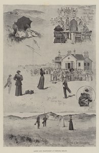 Mistrzostwa kobiet w golfa w Portrush, Irlandia autorstwa Joseph Holland Tringham