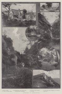 Szkice w Derbyshire autorstwa Joseph Holland Tringham