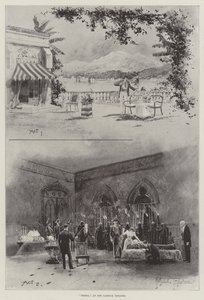 Teresa, w teatrze Garrick autorstwa Joseph Holland Tringham
