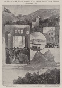 Śmierć królowej Wiktorii, przyjęcie wiadomości w Glasgow i na Clydeside autorstwa Joseph Holland Tringham