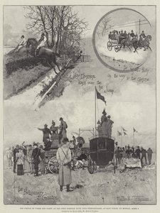 Książę Walii i impreza w West Norfolk Hunt Club Steeplechases w East Winch, w poniedziałek 9 kwietnia autorstwa Joseph Holland Tringham