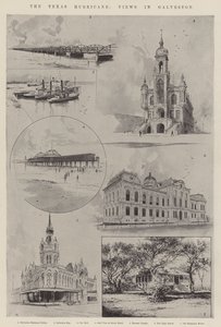 Huragan w Teksasie, widoki w Galveston
