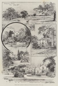 White Lodge, Richmond, gdzie urodził się nasz przyszły król, 23 czerwca 1894 (rycina)