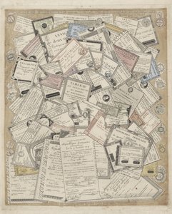 Frans papiergeld Monety i inne dokumenty Republiki Francuskiej (tytuł na przedmiocie) autorstwa Joseph Hunin