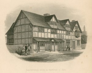 Dom Szekspira odrestaurowany w 1864 r.