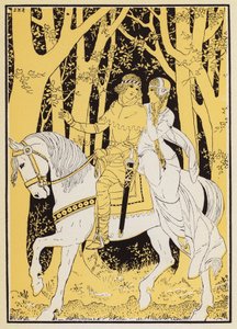 Aucassin et Nicolette (litografia kolorowa)