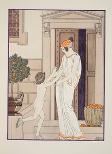 Radość dzieciństwa, ilustracja z „Dzieła Hipokratesa”, 1934 autorstwa Joseph Kuhn Regnier