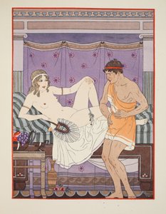 Ból brzucha, ilustracja z "Dzieł Hipokratesa", 1934