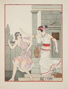 Uderzony płasko dłonią, ilustracja z „Dzieła Hipokratesa”, 1934 autorstwa Joseph Kuhn Regnier