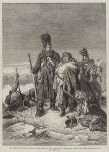 Epizod rekolekcji z Moskwy autorstwa Joseph Louis Hippolyte Bellange