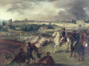 Wjazd Napoleona Bonaparte (1769-1821) do Mediolanu w 1796 r.