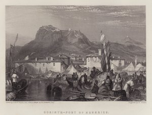 Corinth, Port of Kenkries (kolor lito)