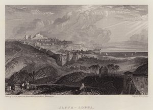 Jaffa, Joppa (kolor lito) autorstwa Joseph Mallord William (after) Turner
